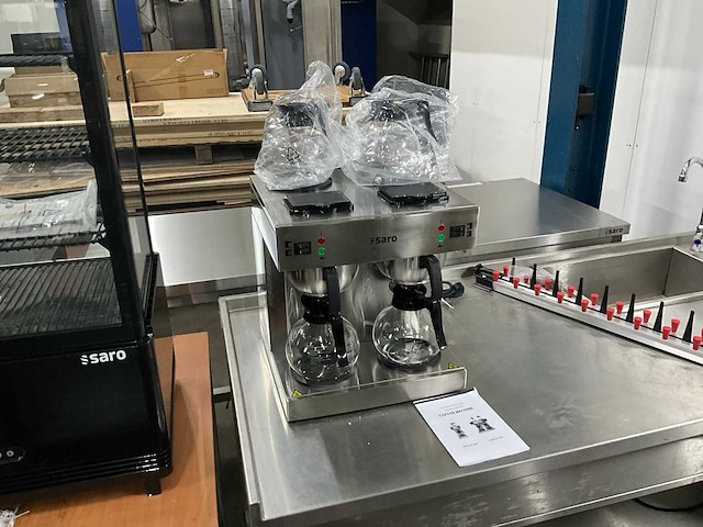 Saro eco 48 dubbel koffiemachine - afbeelding 1 van  8