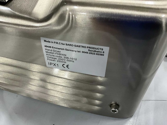 Saro fabian handdroger - afbeelding 5 van  7