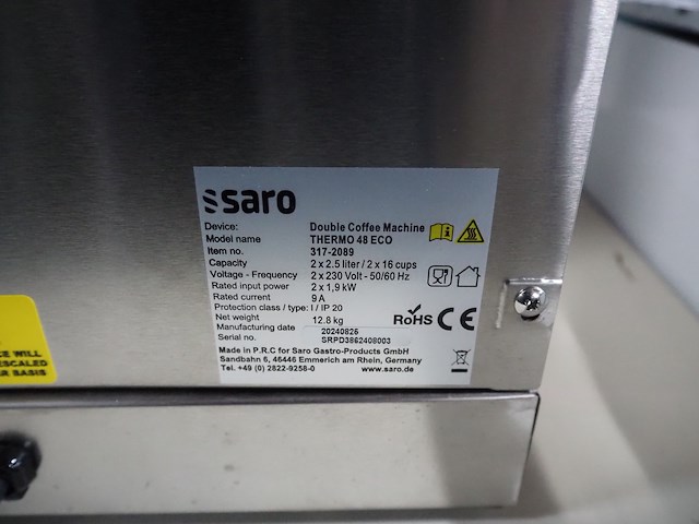 Saro gastro-products gmbh - afbeelding 2 van  11