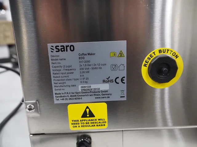 Saro gastro-products gmbh - afbeelding 8 van  8