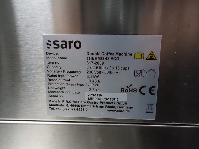 Saro gastro-products gmbh - afbeelding 2 van  10
