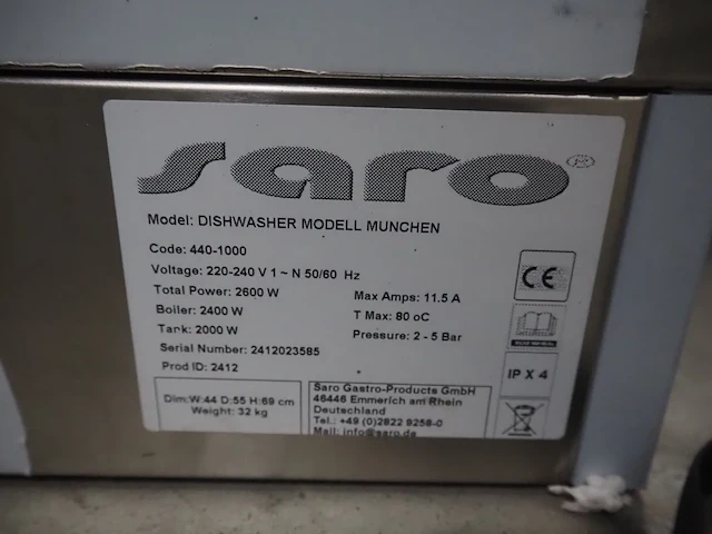 Saro gastro-products gmbh - afbeelding 2 van  11