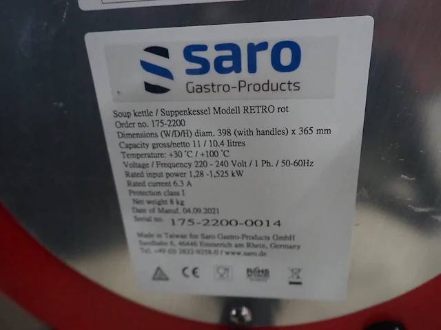 Saro gastro-products gmbh - afbeelding 6 van  6