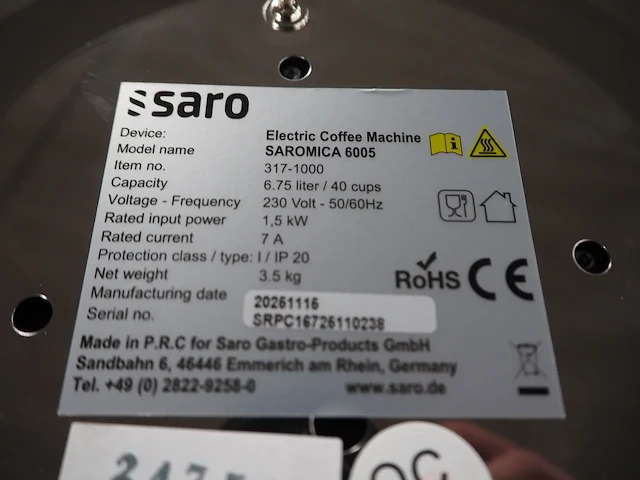 Saro gastro-products gmbh - afbeelding 6 van  6