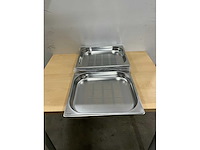 Saro geperforeerde 2/3 gn bakken (5x) - afbeelding 2 van  5