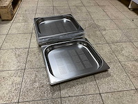 Saro geperforeerde 2/3 gn bakken (7x) - afbeelding 1 van  5