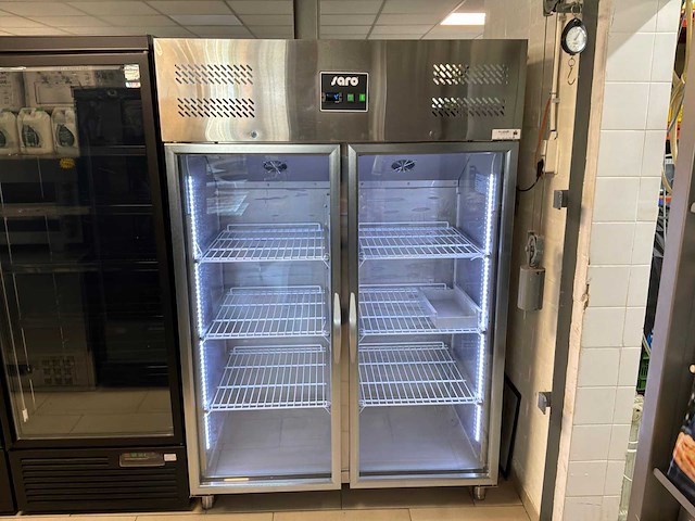 Saro gn 1200 tng koelkast met glasdeuren - afbeelding 1 van  1