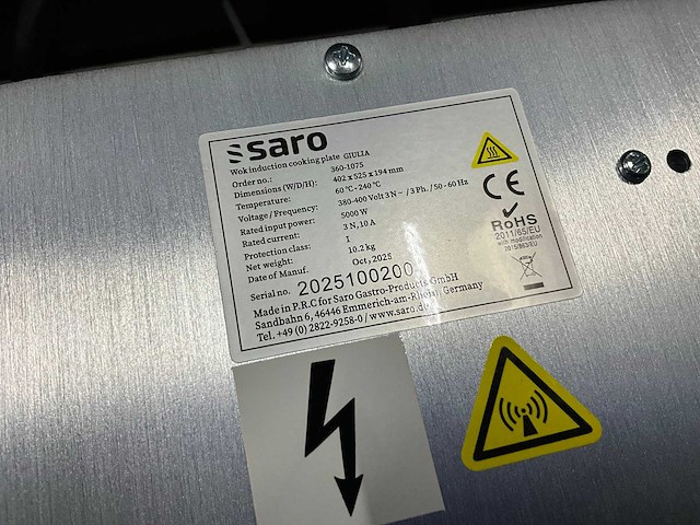Saro guilia inductie wok - afbeelding 6 van  6