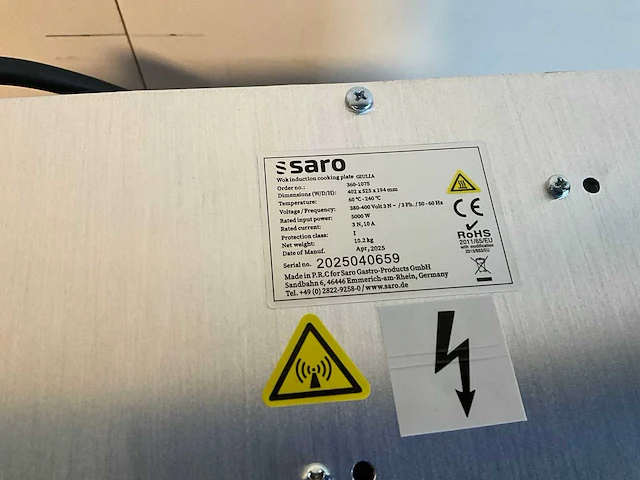 Saro guilia inductie wok - afbeelding 7 van  7