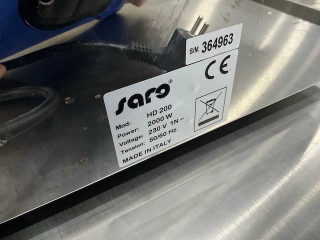 Saro hd 200 dubbele worstenwarmer - afbeelding 7 van  7