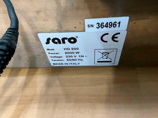 Saro hd 200 dubbele worstenwarmer - afbeelding 5 van  5