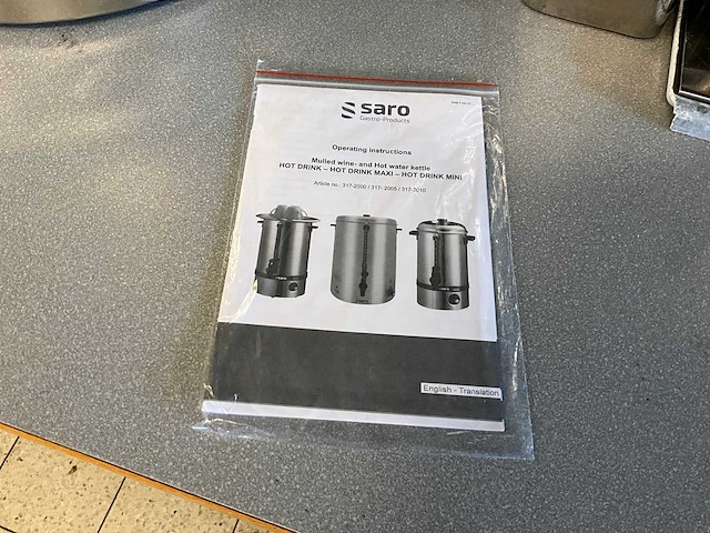 Saro hot drink maxi warmwater ketel - afbeelding 7 van  8