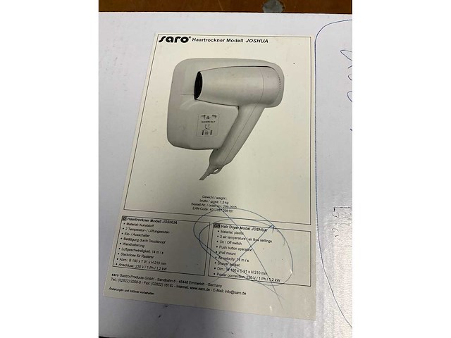 Saro joshua haardroger - afbeelding 6 van  6