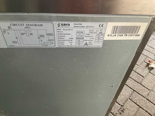 Saro kylja 3160 tn koelwerkbank b.j. 2023 - afbeelding 3 van  3