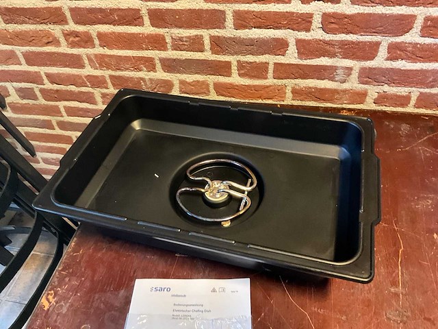 Saro lorena elektrische 1/1 gn chaving dish - afbeelding 3 van  5