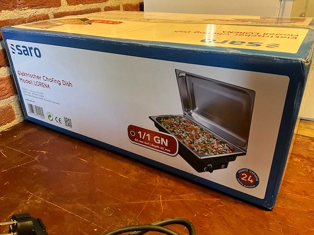 Saro lorena elektrische 1/1 gn chaving dish - afbeelding 5 van  5