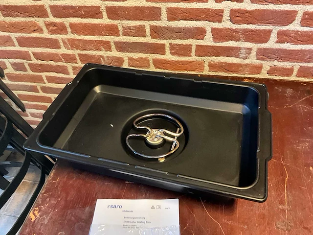 Saro lorena elektrische 1/1 gn chaving dish - afbeelding 3 van  5