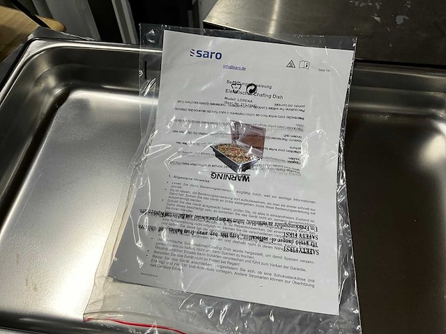Saro lorena elektrische chaving dish - afbeelding 6 van  8
