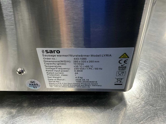 Saro lyria worstenwarmer - afbeelding 3 van  3