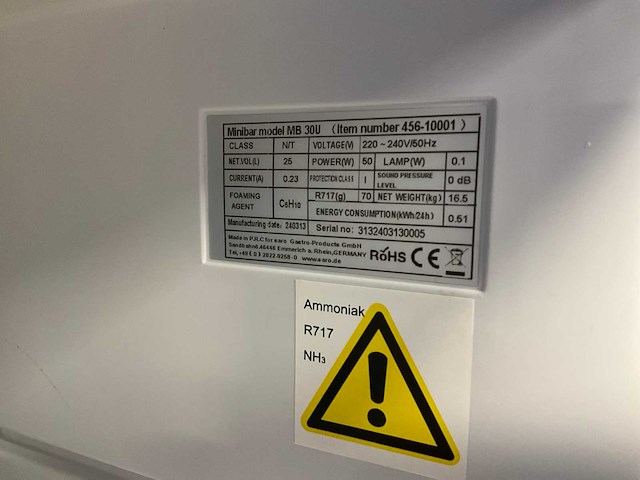 Saro mb30u minibar - afbeelding 3 van  3