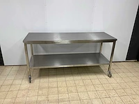 Saro mobiele rvs werktafel - afbeelding 2 van  6