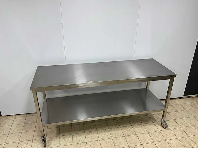Saro mobiele rvs werktafel - afbeelding 3 van  6