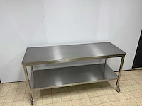 Saro mobiele rvs werktafel - afbeelding 3 van  6