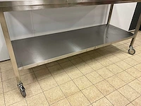 Saro mobiele rvs werktafel - afbeelding 4 van  6