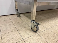 Saro mobiele rvs werktafel - afbeelding 5 van  6