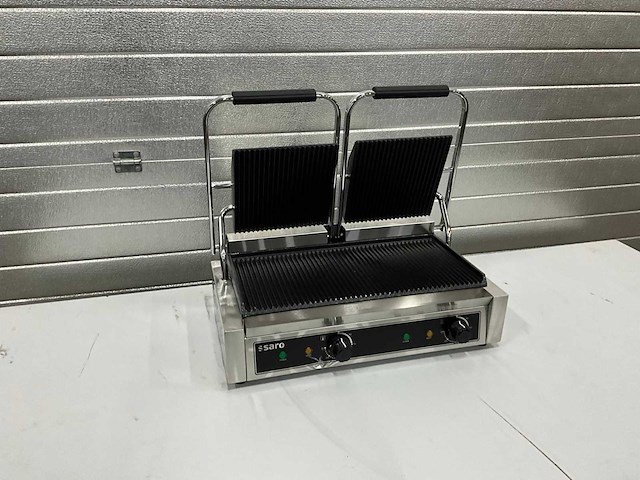 Saro pg2 dubbele contactgrill - afbeelding 1 van  6