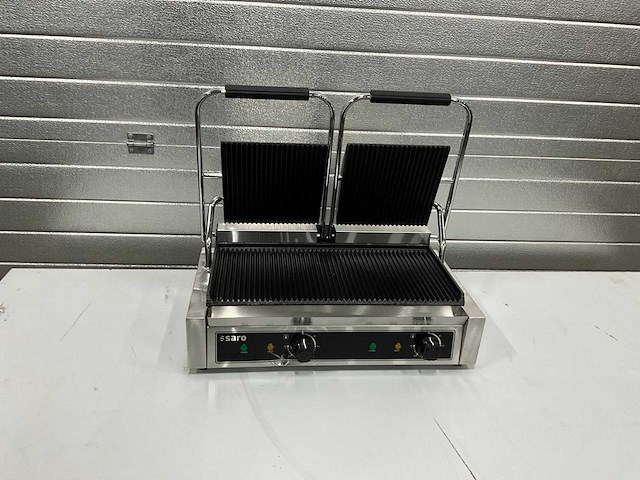 Saro pg2 dubbele contactgrill - afbeelding 2 van  6