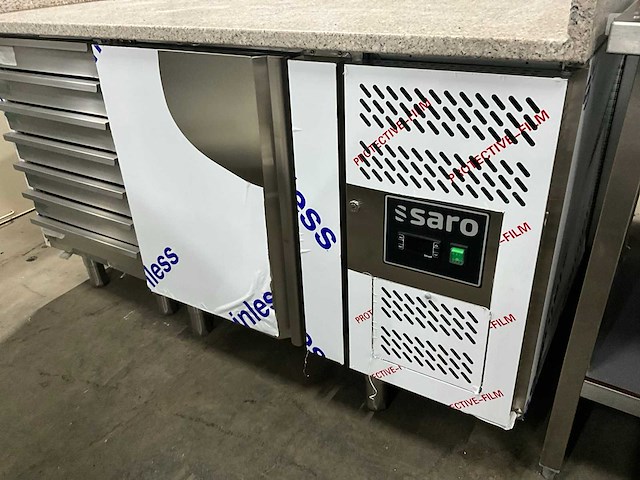 Saro pz 1610 tn pizza koelwerkbank - afbeelding 2 van  2
