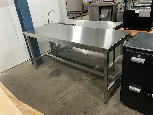 Saro rvs werktafel - afbeelding 1 van  5