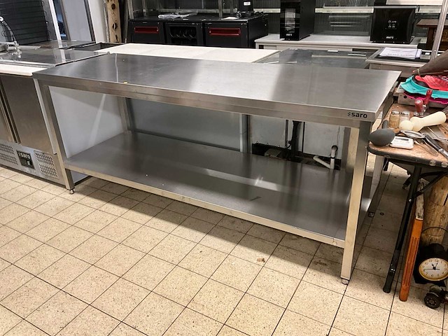Saro rvs werktafel - afbeelding 1 van  5