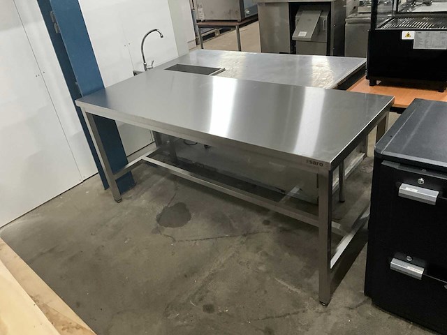 Saro rvs werktafel - afbeelding 2 van  5