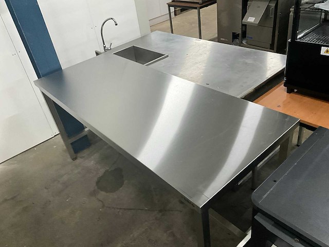 Saro rvs werktafel - afbeelding 3 van  5
