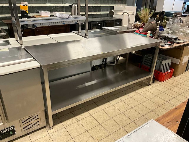 Saro rvs werktafel - afbeelding 2 van  4