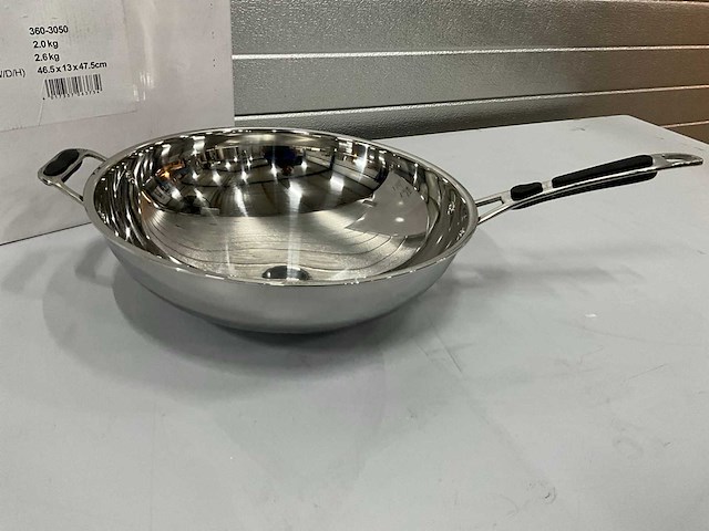 Saro rvs wokpan - afbeelding 1 van  3