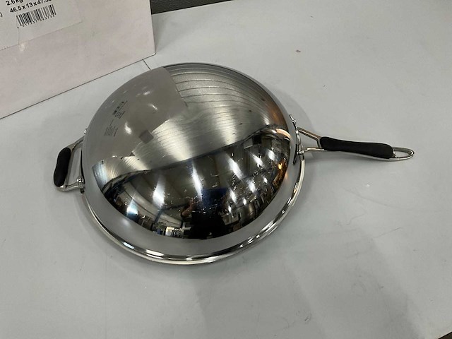 Saro rvs wokpan - afbeelding 2 van  3