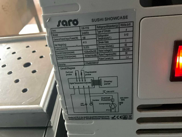 Saro samira opzet koelvitrine - afbeelding 6 van  6