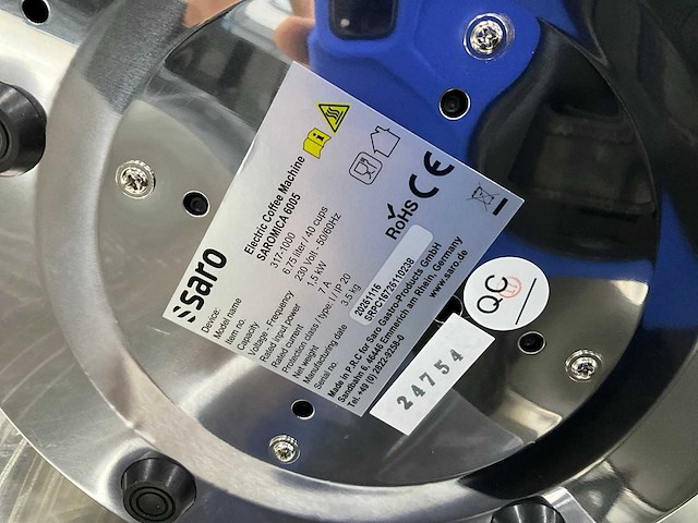 Saro sarmonica 6005 percolator - afbeelding 5 van  5