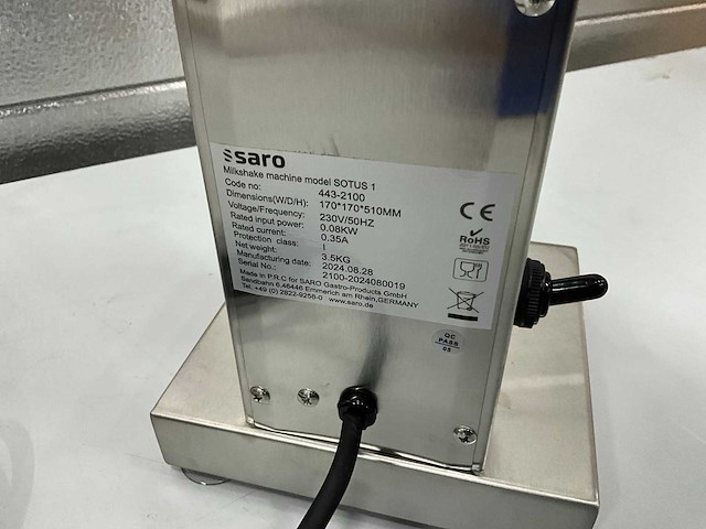 Saro sotus 1 milkshaker - afbeelding 5 van  5