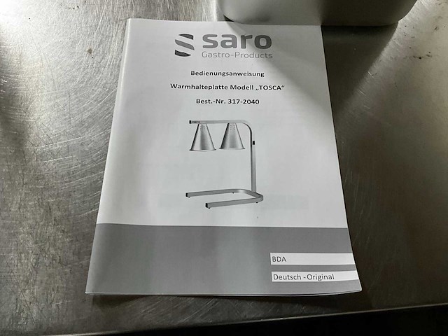 Saro tosca dubbele warmtelamp - afbeelding 7 van  8