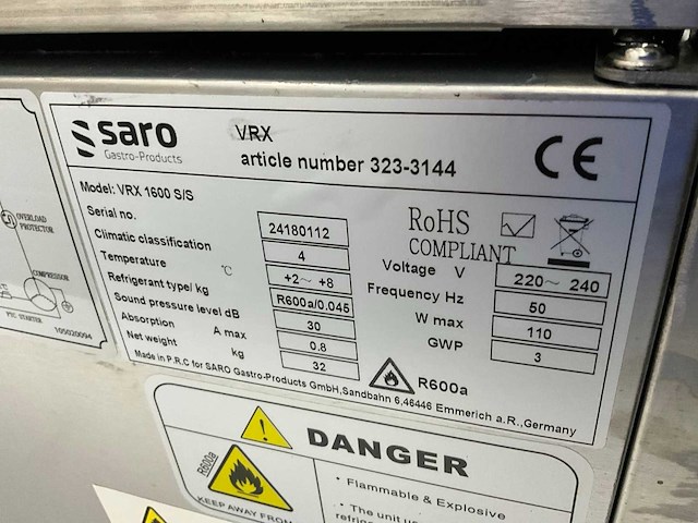 Saro vrx 1600 s/s saladière - afbeelding 7 van  7