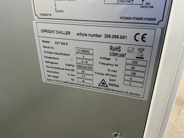 Saro zht 200 r koelkast - afbeelding 5 van  5