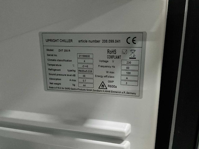 Saro zht 200 r koelkast - afbeelding 6 van  6