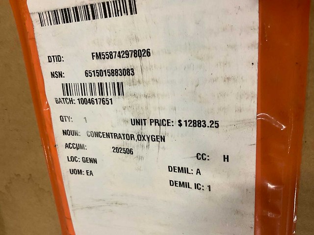 Saros model 3000 medical oxygen system - afbeelding 2 van  10