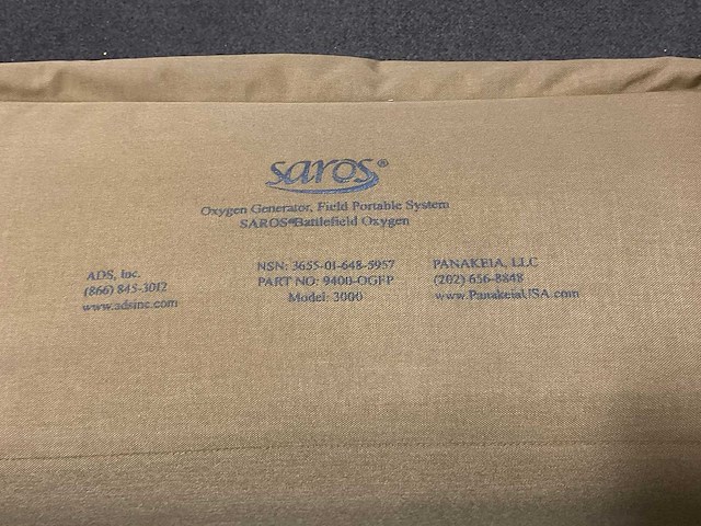 Saros model 3000 medical oxygen system - afbeelding 4 van  12