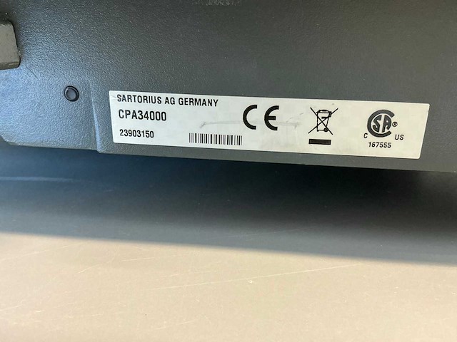 Sartorius cpa34000 labbalans - afbeelding 6 van  7
