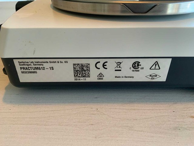 Sartorius practum612-1s precisieweegschaal - afbeelding 3 van  3